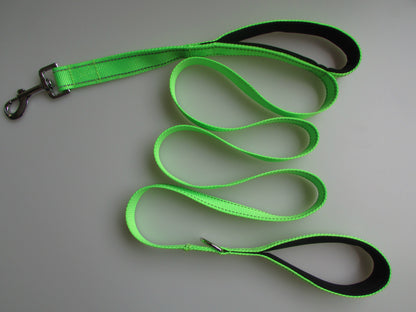 Dual Handle Reflective Dog Leash - Better Control & Nighttime Safety