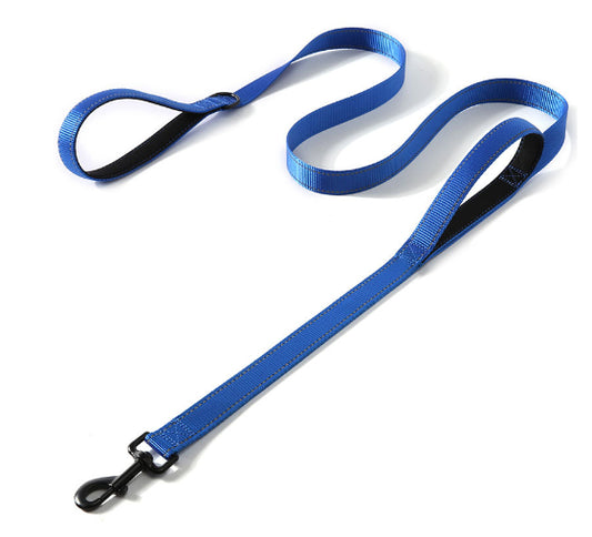 Dual Handle Reflective Dog Leash - Better Control & Nighttime Safety